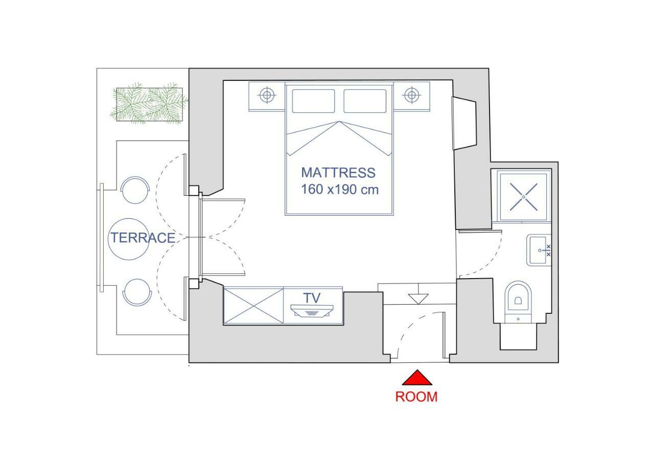 Corte Dei Merli Suite & Room روفينج الغرفة الصورة